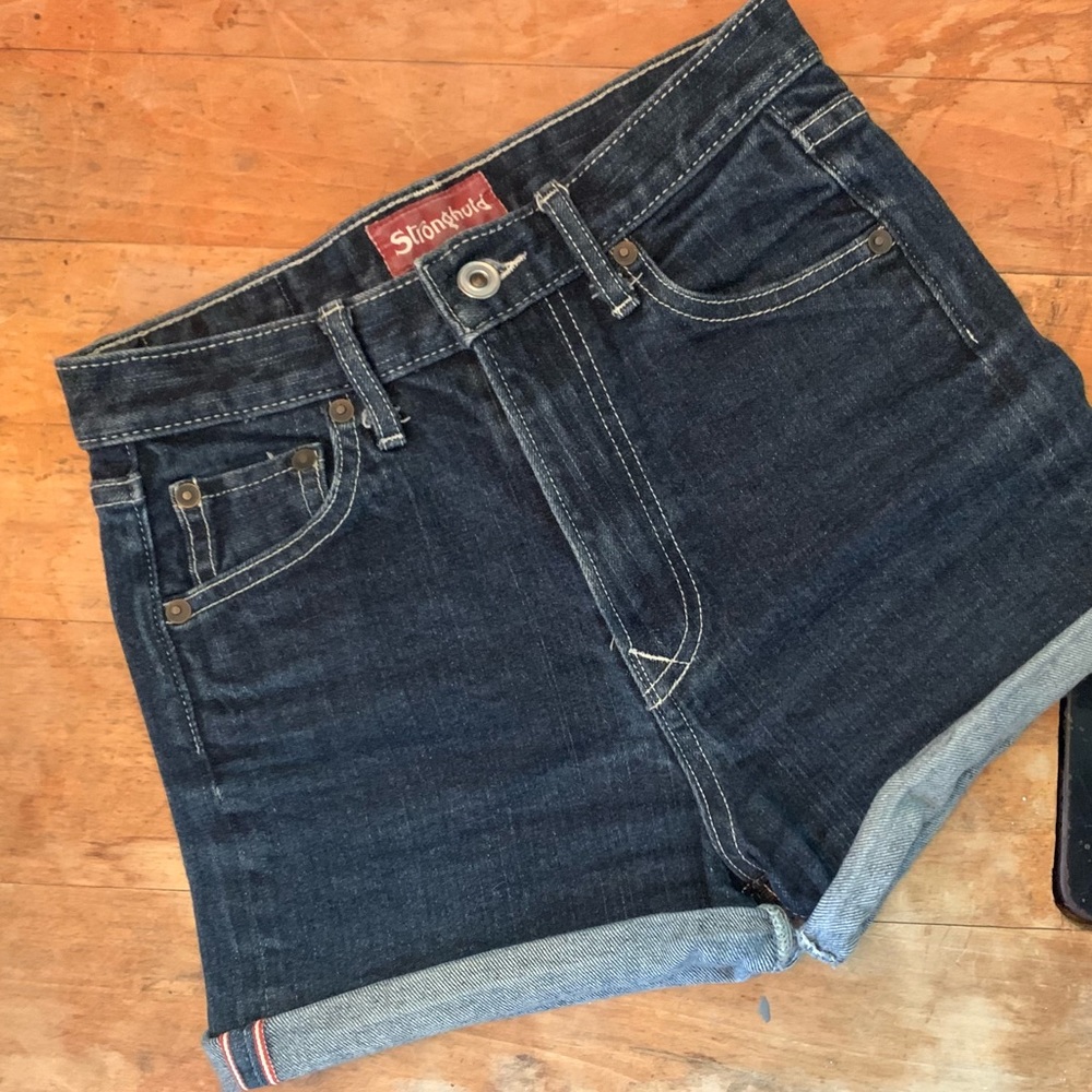 Stronghold women’s selvedge denim shorts